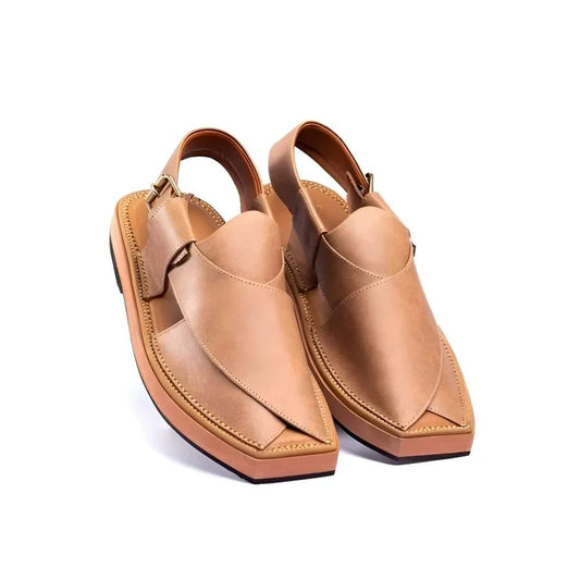 Peshawari Kaptaan Chappal-Brown